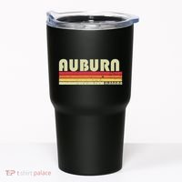 Auburn Al Alabama Funny City Home Roots Gift Retro 70s 80s Tumbler thumb 0