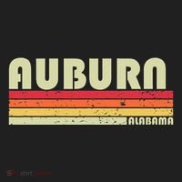 Auburn Al Alabama Funny City Home Roots Gift Retro 70s 80s Tumbler thumb 3
