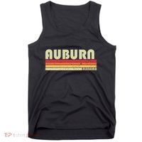 Auburn Al Alabama Funny City Home Roots Gift Retro 70s 80s Tank Top thumb 0