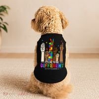 Autism Awareness Acceptance Wo Kid Its Ok To Be Different Doggie Tank thumb 2