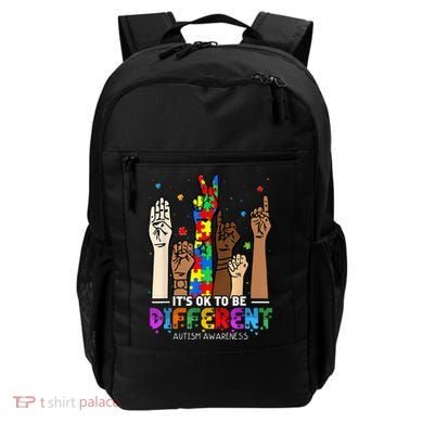 Autism Awareness Acceptance Wo Kid Its Ok To Be Different Backpack