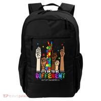 Autism Awareness Acceptance Wo Kid Its Ok To Be Different Backpack thumb 0