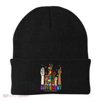 Autism Awareness Acceptance Wo Kid Its Ok To Be Different Beanie thumb 0