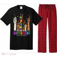 Autism Awareness Acceptance Wo Kid Its Ok To Be Different Pajama Set thumb 0