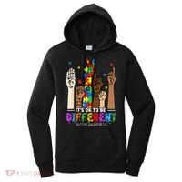 Autism Awareness Acceptance Wo Kid Its Ok To Be Different Women's Hoodie thumb 0