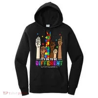 Autism Awareness Acceptance Wo Kid Its Ok To Be Different Women's Hoodie thumb 0