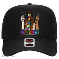 Autism Awareness Acceptance Wo Kid Its Ok To Be Different Hat thumb 0