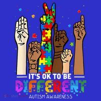 Autism Awareness Acceptance Wo Kid Its Ok To Be Different Mousepad thumb 1