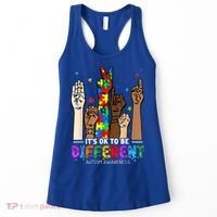 Autism Awareness Acceptance Wo Kid Its Ok To Be Different Women's Tank Top thumb 0