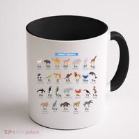 Animal Alphabet Coffee Mug thumb 1