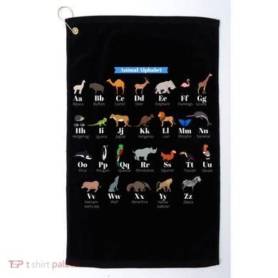 Animal Alphabet Golf Towel
