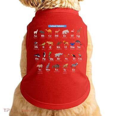 Animal Alphabet Doggie Tank