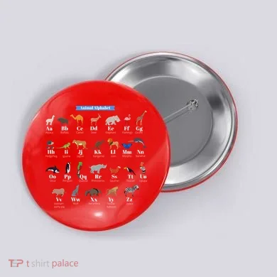 Animal Alphabet Button