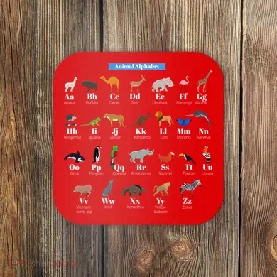 Animal Alphabet Coaster