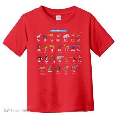 Animal Alphabet Toddler T-Shirt