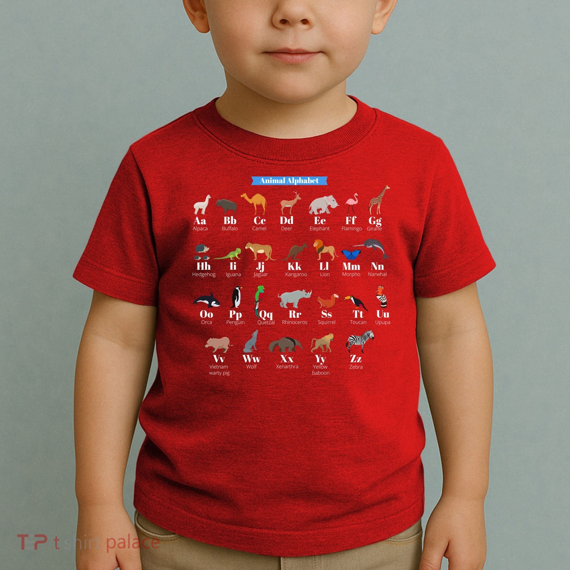Animal Alphabet Toddler T-Shirt