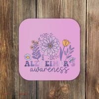 Alzheimer Alzheimers Awareness Dementia Awareness Retro Coaster thumb 0
