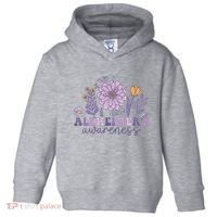 Alzheimer Alzheimers Awareness Dementia Awareness Retro Toddler Hoodie thumb 0