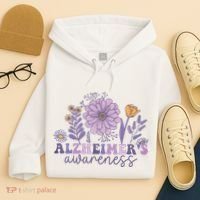 Alzheimer Alzheimers Awareness Dementia Awareness Retro Hoodie thumb 4