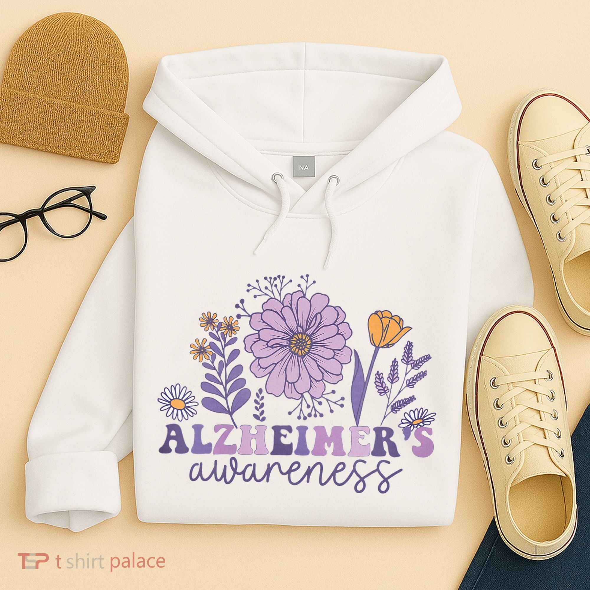 Alzheimer Alzheimers Awareness Dementia Awareness Retro Hoodie