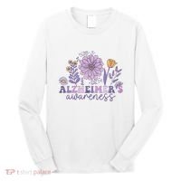 Alzheimer Alzheimers Awareness Dementia Awareness Retro Long Sleeve Shirt thumb 0