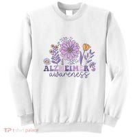 Alzheimer Alzheimers Awareness Dementia Awareness Retro Sweatshirt thumb 0