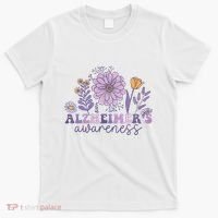 Alzheimer Alzheimers Awareness Dementia Awareness Retro T-Shirt thumb 0