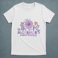 Alzheimer Alzheimers Awareness Dementia Awareness Retro T-Shirt thumb 5