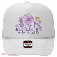 Alzheimer Alzheimers Awareness Dementia Awareness Retro Hat thumb 0