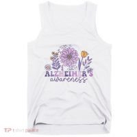 Alzheimer Alzheimers Awareness Dementia Awareness Retro Tank Top thumb 0
