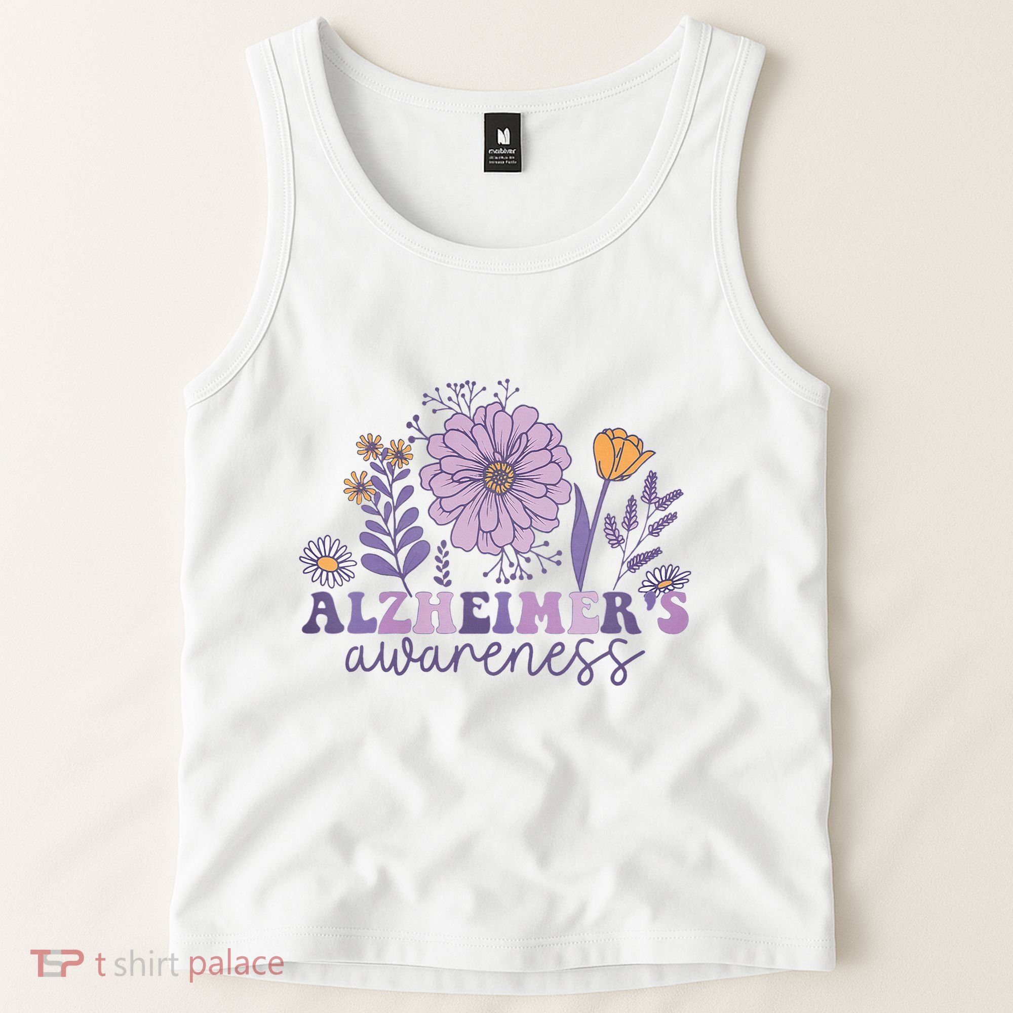 Alzheimer Alzheimers Awareness Dementia Awareness Retro Tank Top
