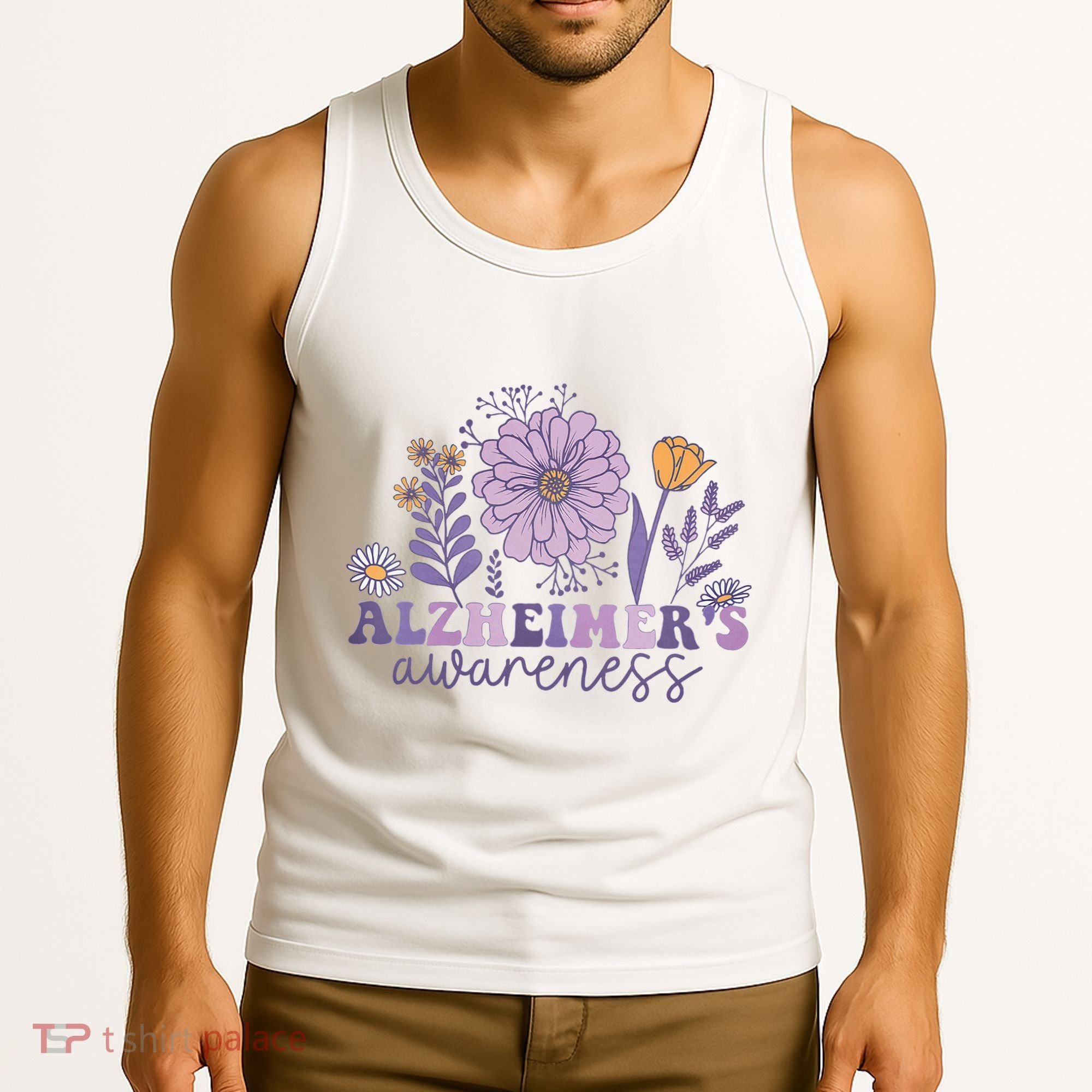 Alzheimer Alzheimers Awareness Dementia Awareness Retro Tank Top
