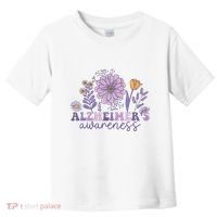 Alzheimer Alzheimers Awareness Dementia Awareness Retro Toddler T-Shirt thumb 0