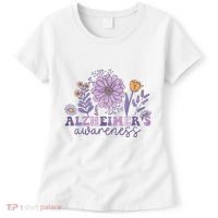 Alzheimer Alzheimers Awareness Dementia Awareness Retro Women's T-Shirt thumb 0