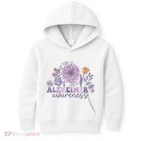 Alzheimer Alzheimers Awareness Dementia Awareness Retro Kids Hoodie thumb 0