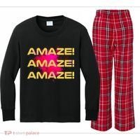 Amaze! Amaze Amaze Kids Long Sleeve Plaid Pajama Set thumb 0