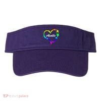 Auntie Autism Awareness Rainbow Heart Visor thumb 0