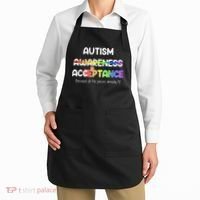Autism Awareness Acceptance All The Pieces Apron thumb 2