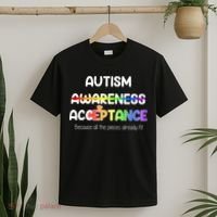 Autism Awareness Acceptance All The Pieces T-Shirt thumb 2
