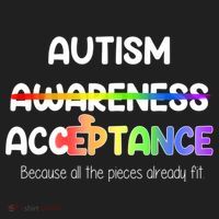 Autism Awareness Acceptance All The Pieces Tumbler thumb 3