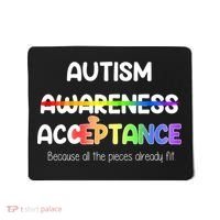 Autism Awareness Acceptance All The Pieces Mousepad thumb 0