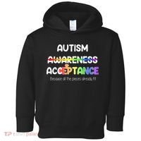 Autism Awareness Acceptance All The Pieces Toddler Hoodie thumb 0