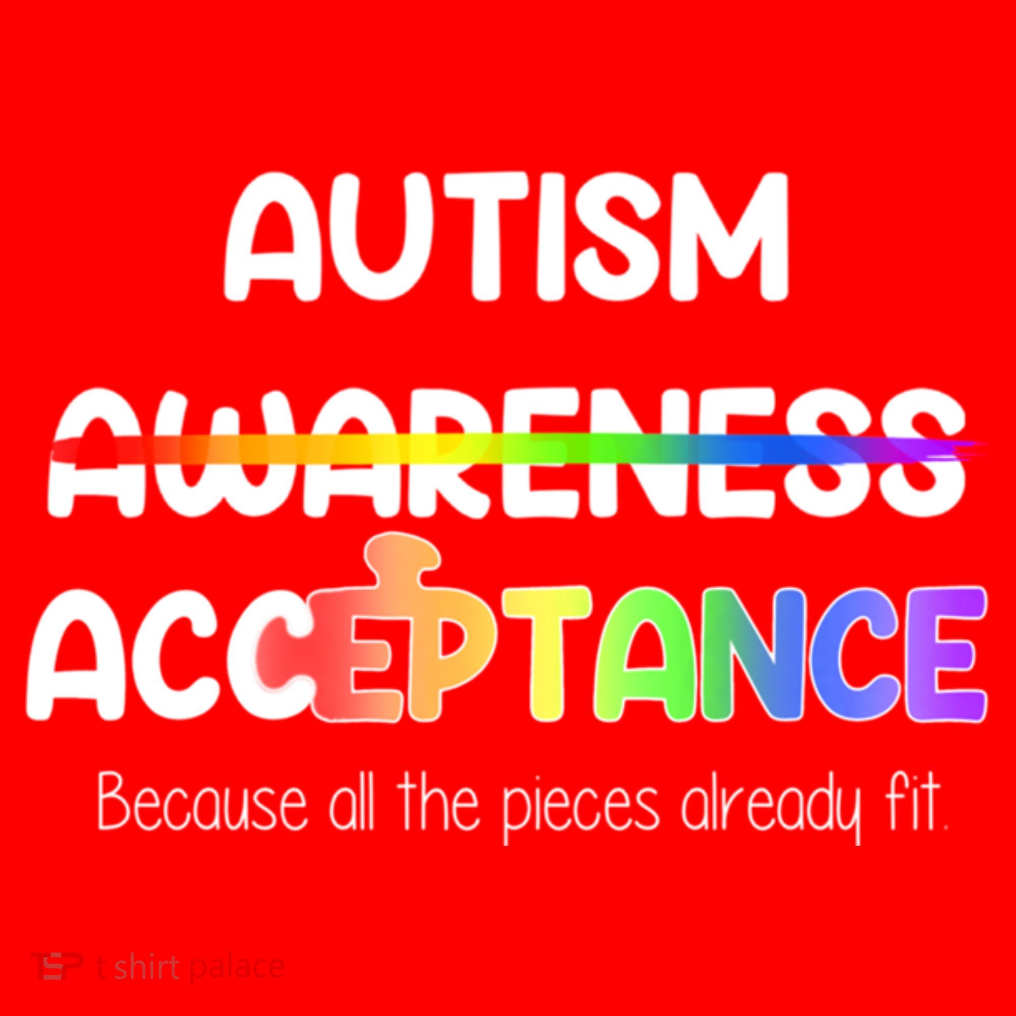 Autism Awareness Acceptance All The Pieces Santa Hat