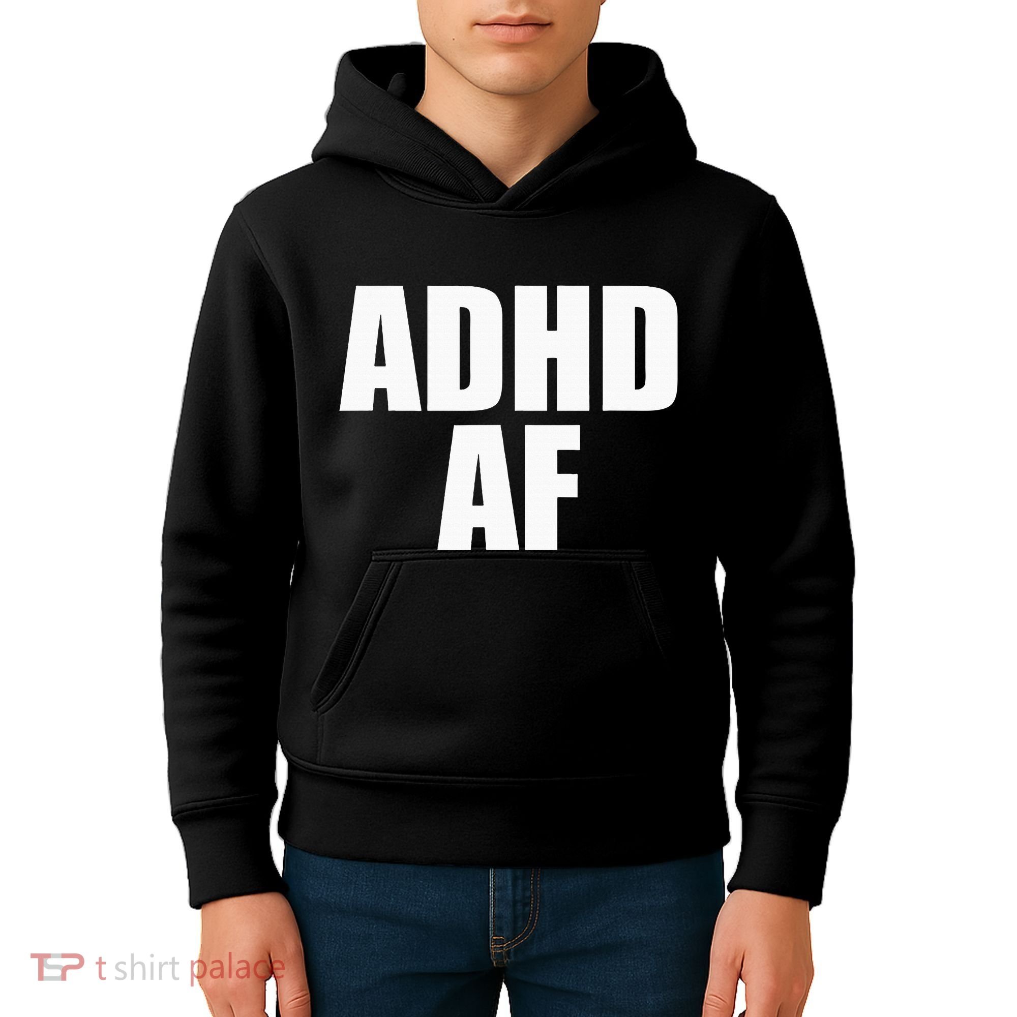 Adhd Af Kids Hoodie