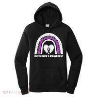 Alzheimers Awareness Alzheimers Purple Rainbow Cute Women's Hoodie thumb 0