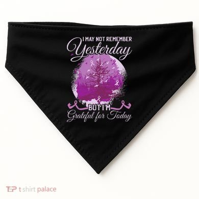 Alzheimers Awareness USA-Made Doggie Bandana