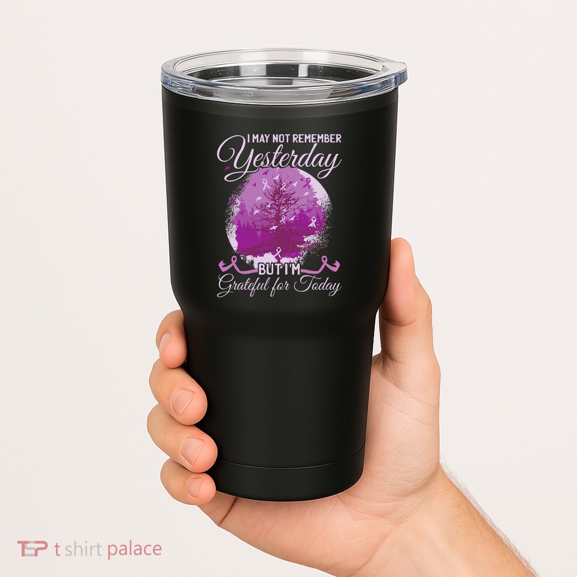 Alzheimers Awareness Tumbler