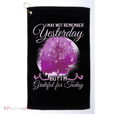 Alzheimers Awareness Golf Towel