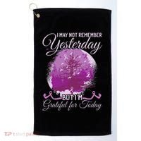 Alzheimers Awareness Golf Towel thumb 0