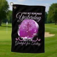 Alzheimers Awareness Golf Towel thumb 1